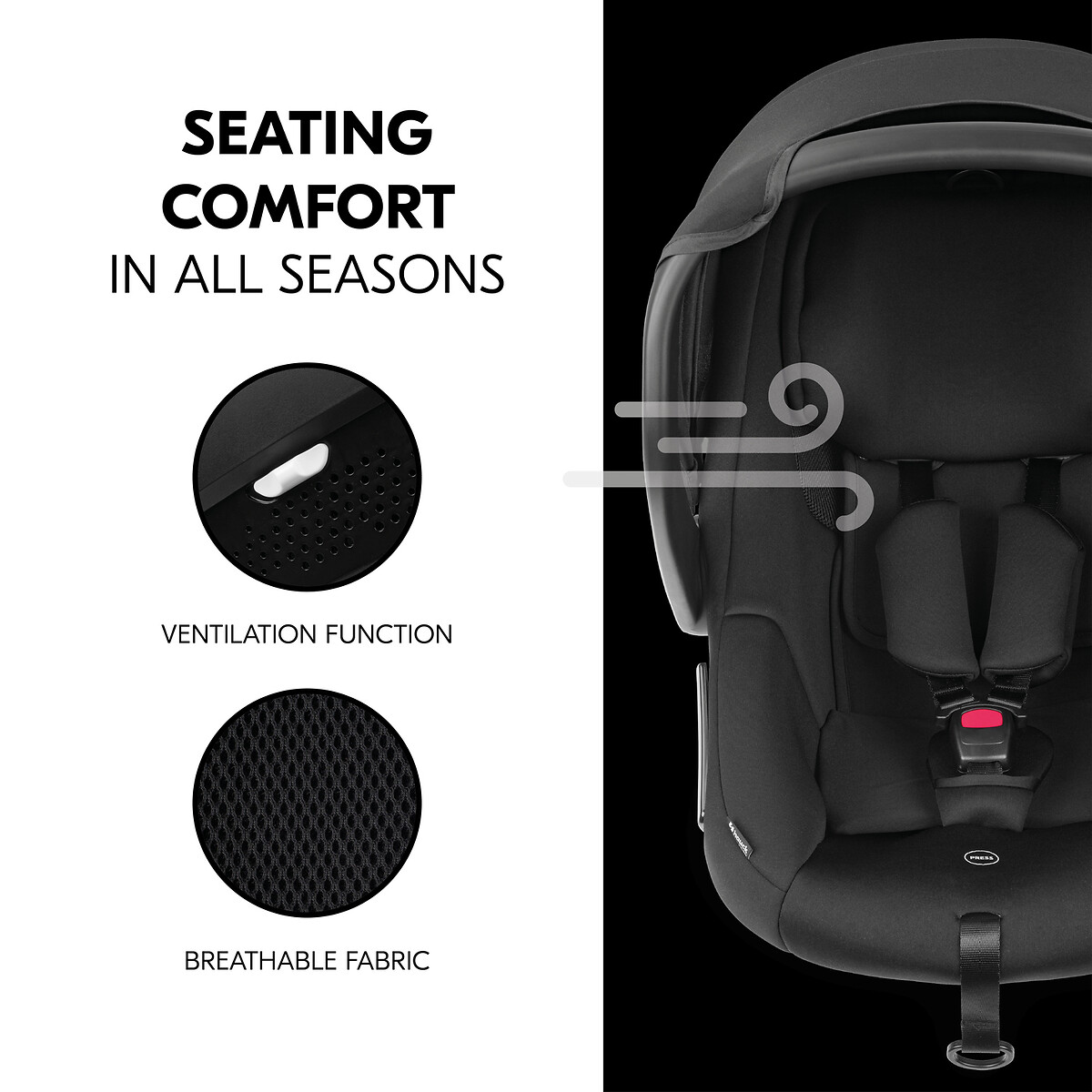 Drive N Care Set Car Seat- Black black, HAUCK