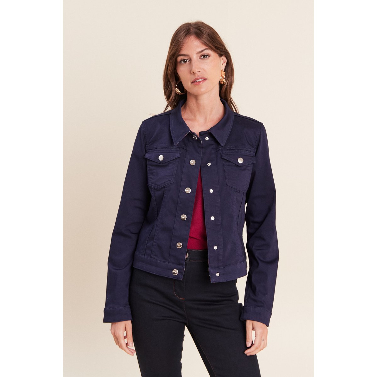 Veste cintrée réversible multicolore, BREAL