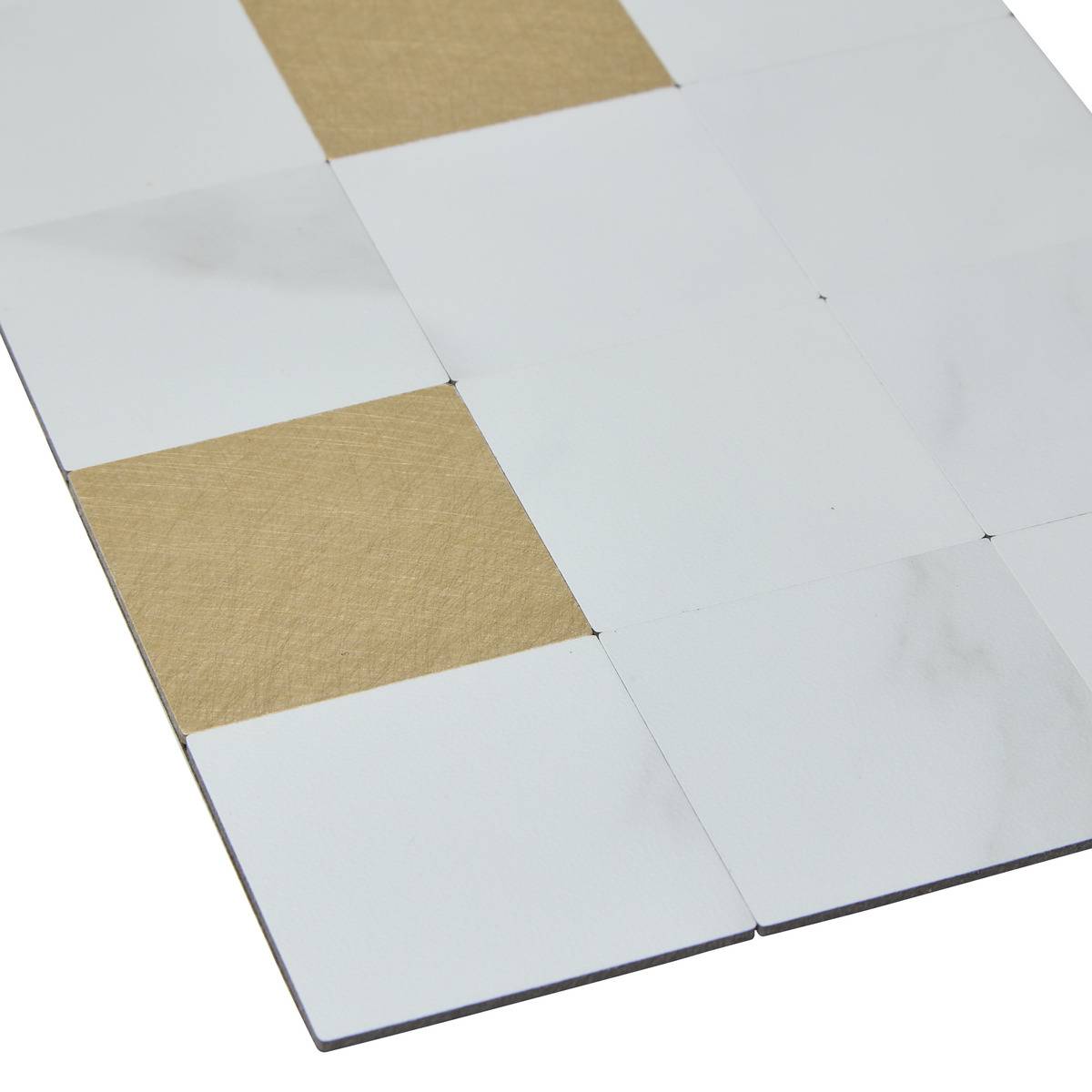 Lot de 2 stickers muraux MINA blanc, ATMOSPHERA