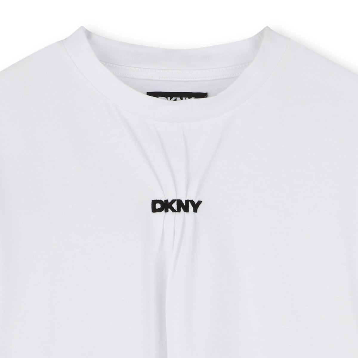 T-shirt en coton oversize blanc, DKNY