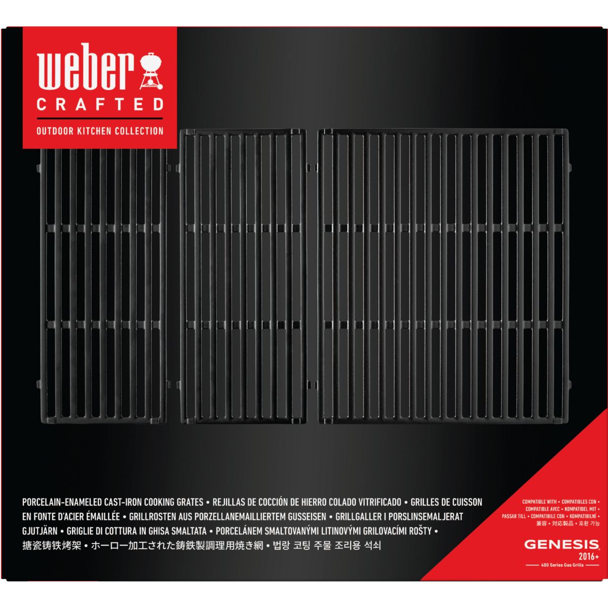 Grille barbecue de cuisson pour Genesis 4 bruleurs couleur unique, WEBER
