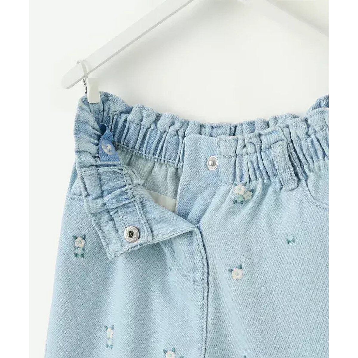 Pantaloni dritti jeans chiaro, TAPE A L'OEIL