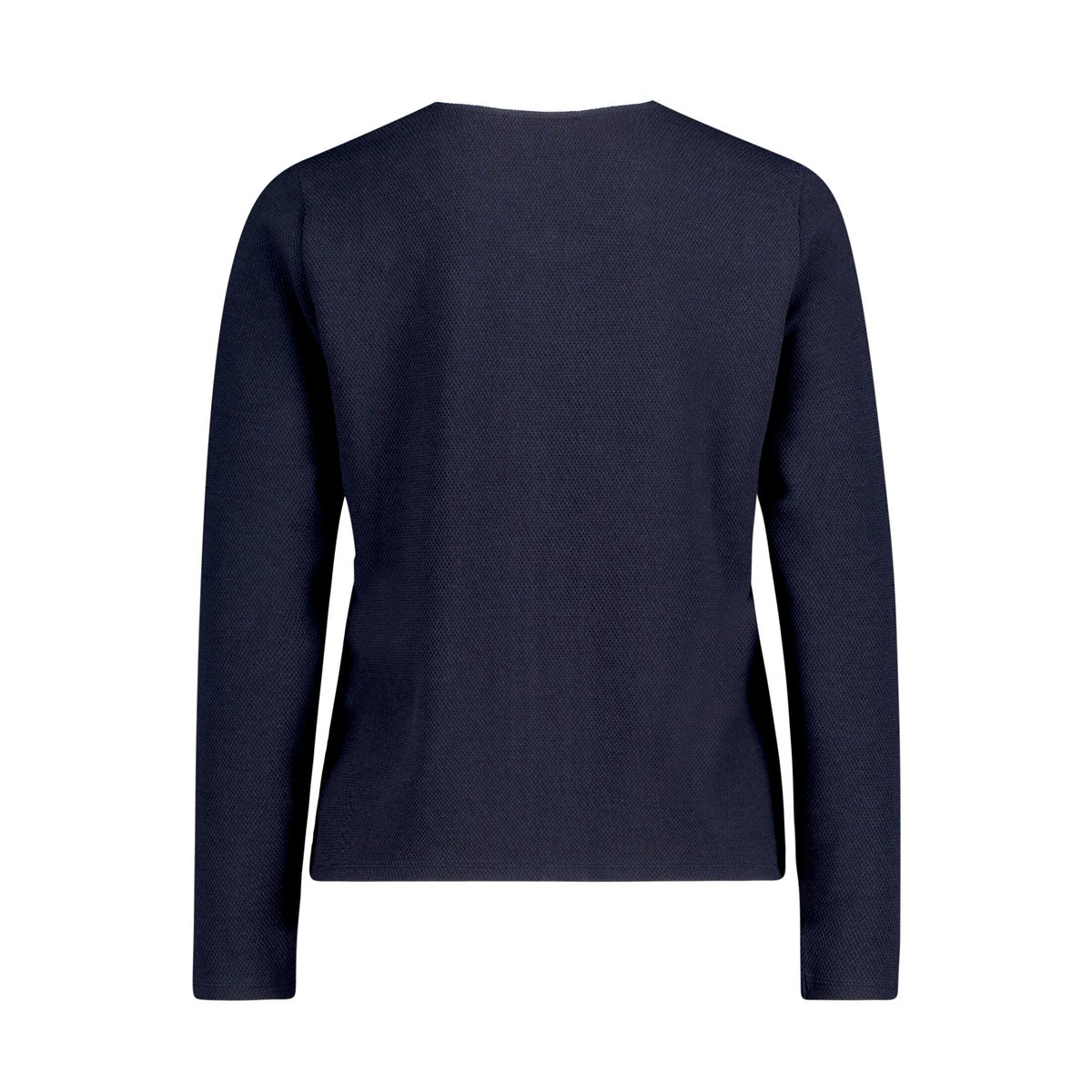 Cardigan façon t-shirt avec structure patch dark blue/cream, BETTY BARCLAY