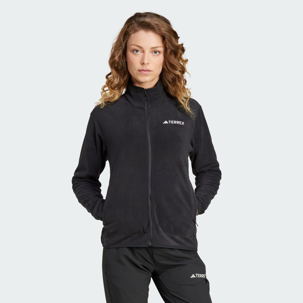 Veste molleton entièrement zippée Terrex Multi black, adidas Performance