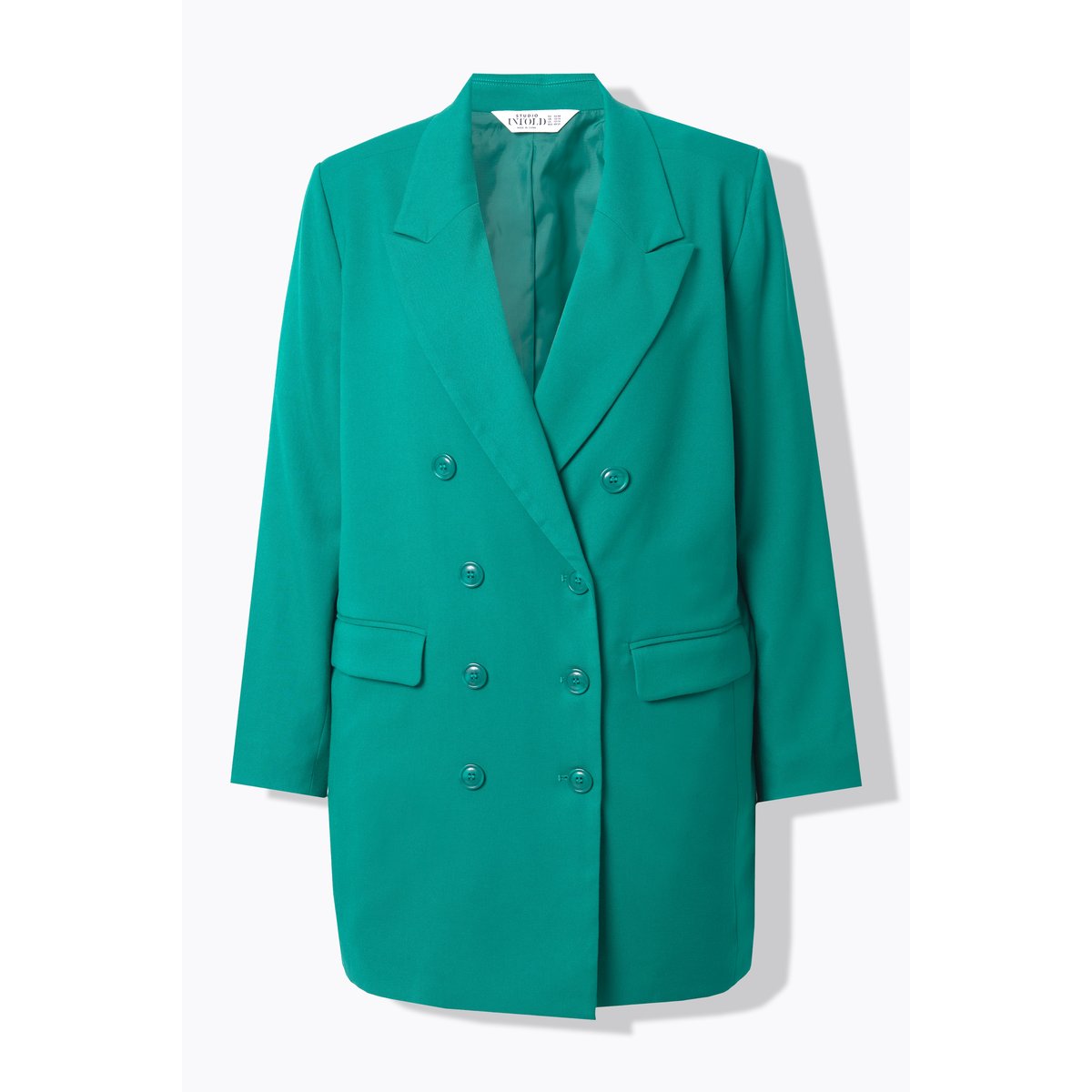Blazer coupe Straight Fit vert, STUDIO UNTOLD