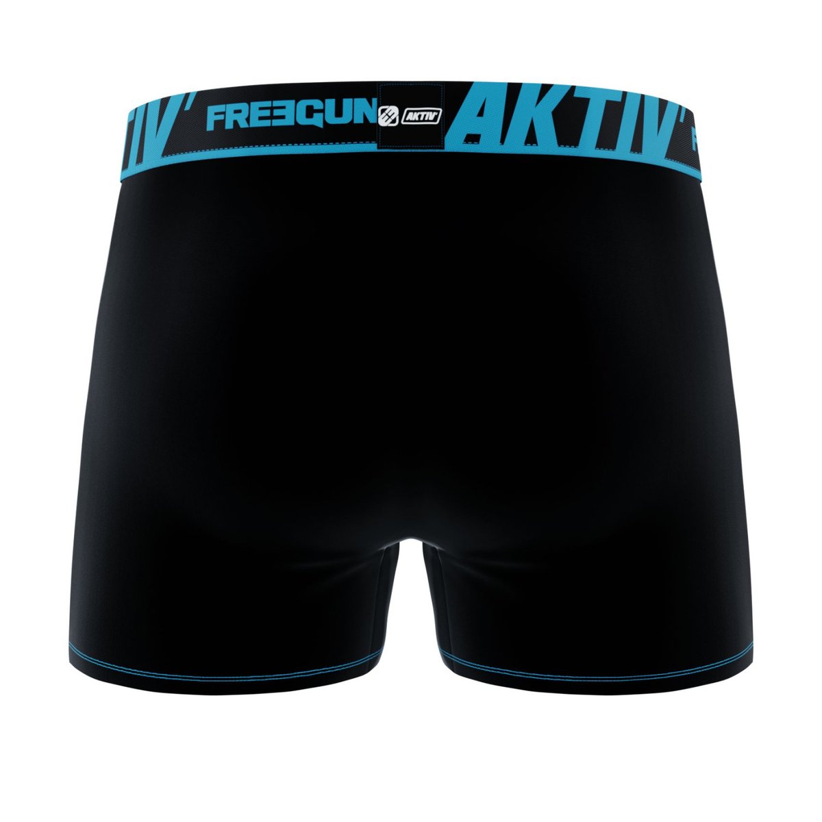 Lot De 4 Boxers Aktiv' Sport noir/jaune/bleu, FREEGUN