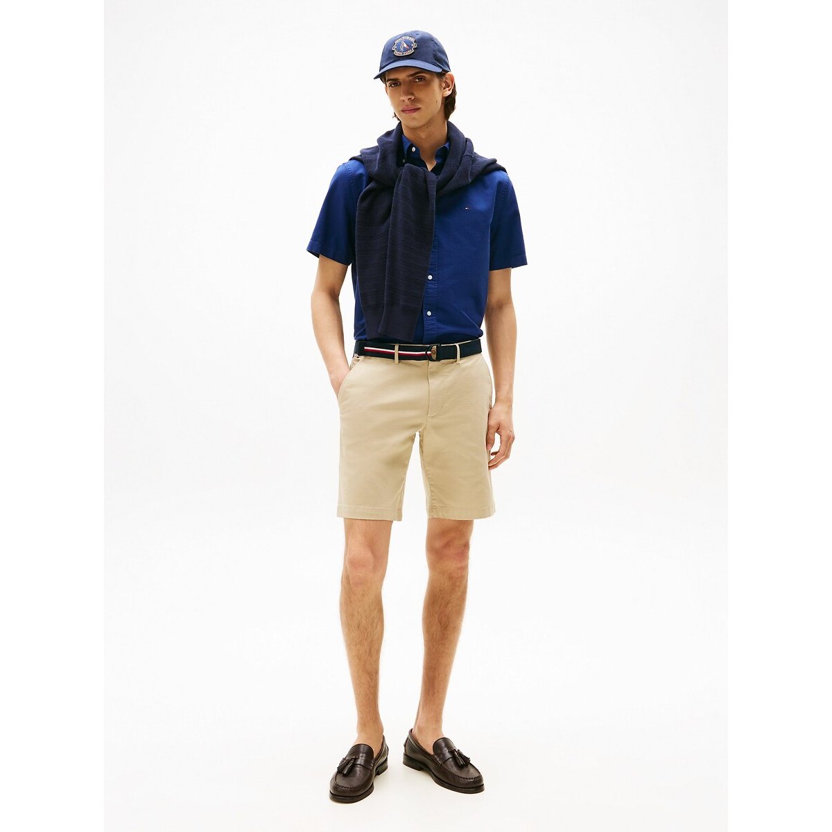Short essentiel Brooklyn avec ceinture beige, TOMMY HILFIGER