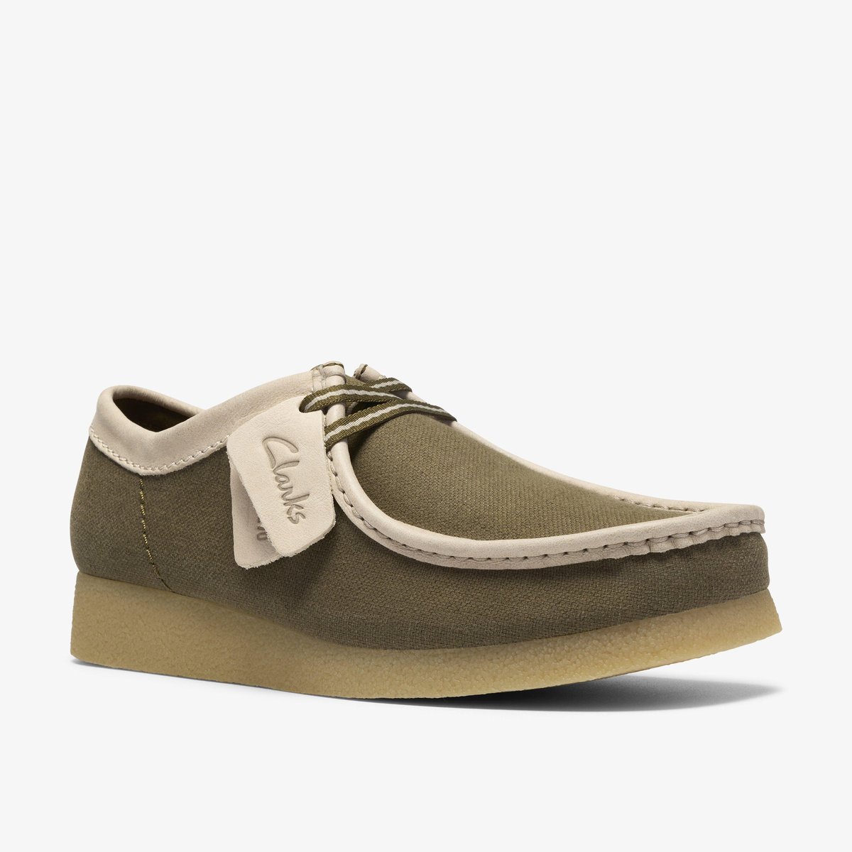 Mocassins Textile WALLABEE EVO olive, CLARKS