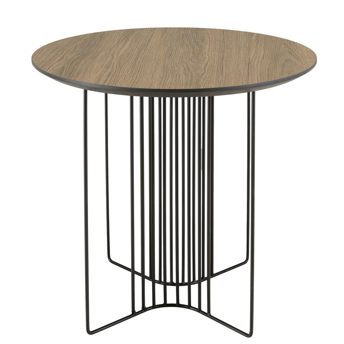 Table d'appoint ronde pieds modernes  LANDAISE bois naturel, PIER IMPORT