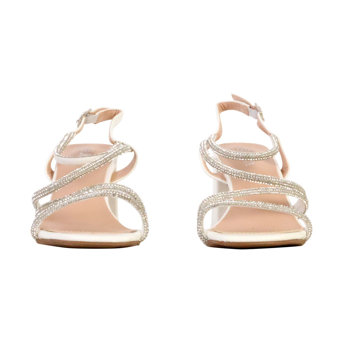 Sandales à Talon à Brides blanc, ENZA NUCCI