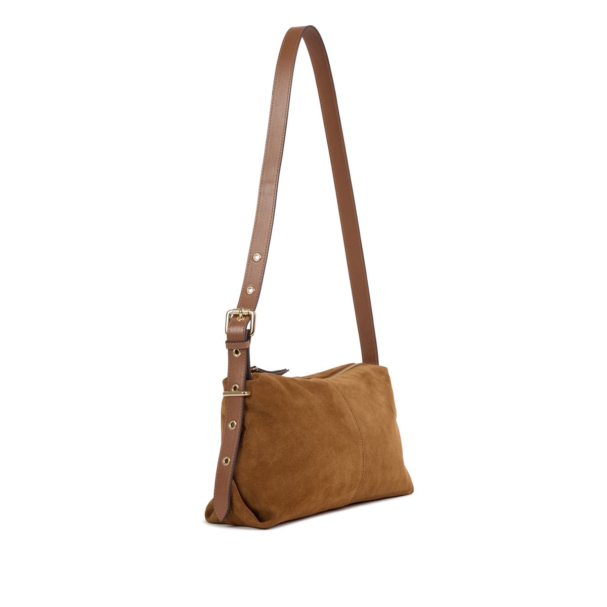 Sac à bandoulière en cuir BERRY camel, NAT & NIN