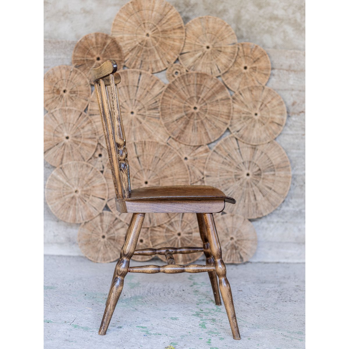 Paire de chaises Baumann Claude N°1625 - Bon état bois foncé, DEBONGOUT