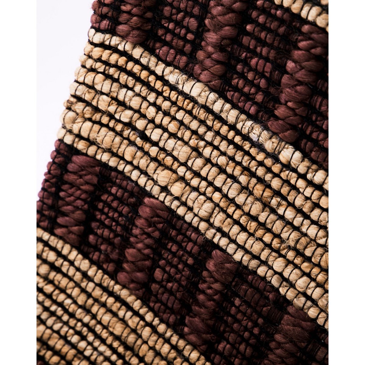Tapis en jute Block 300x90 cm marron, nature, HOUSE DOCTOR