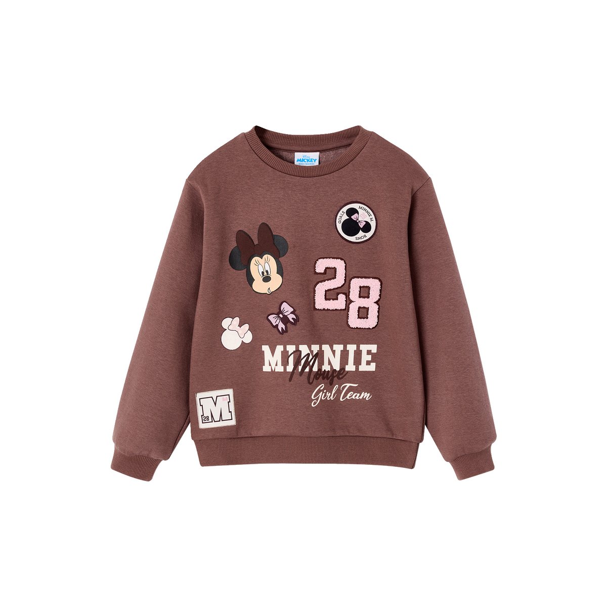 Sweat Minnie chocolat, VERTBAUDET