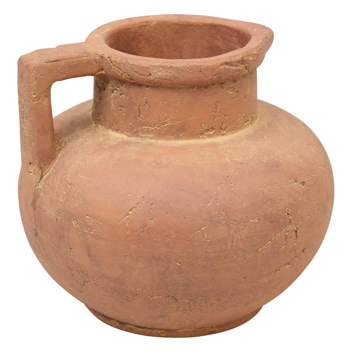 Vase jarre antique en terre cuite ROMIA terracotta, ATMOSPHERA