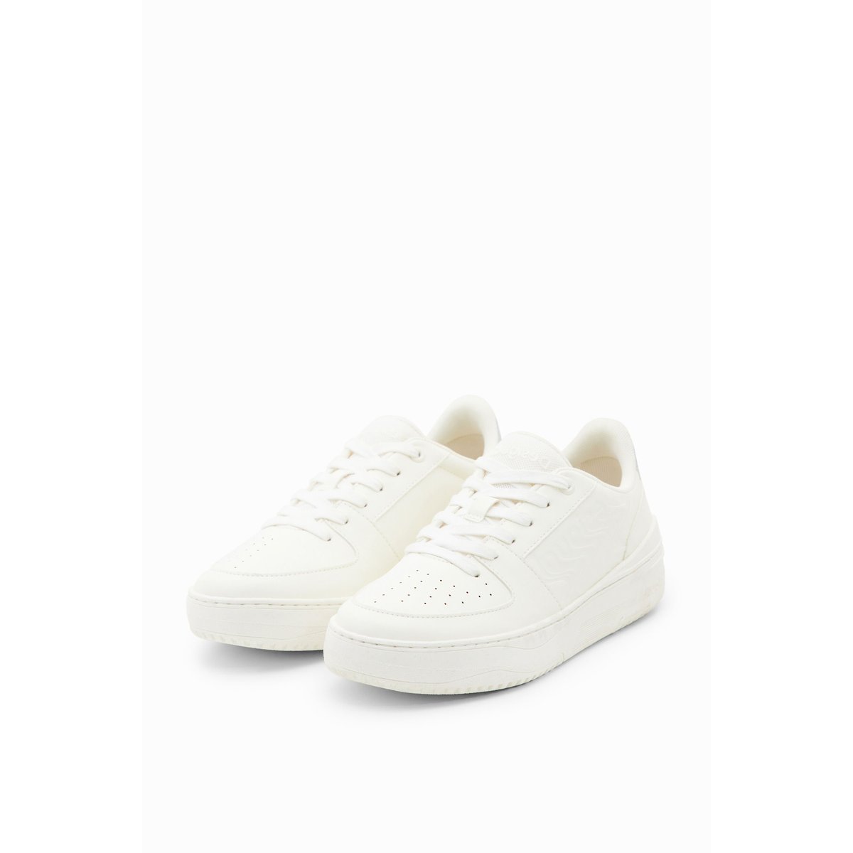 Retro chunky sneakers blanc, DESIGUAL