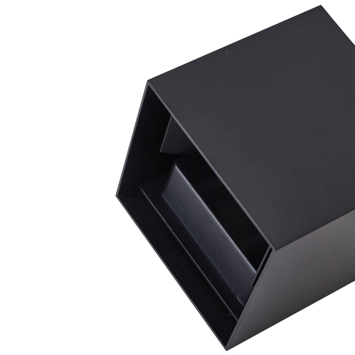 Applique extérieure en métal moderneLED noir, LINDBY
