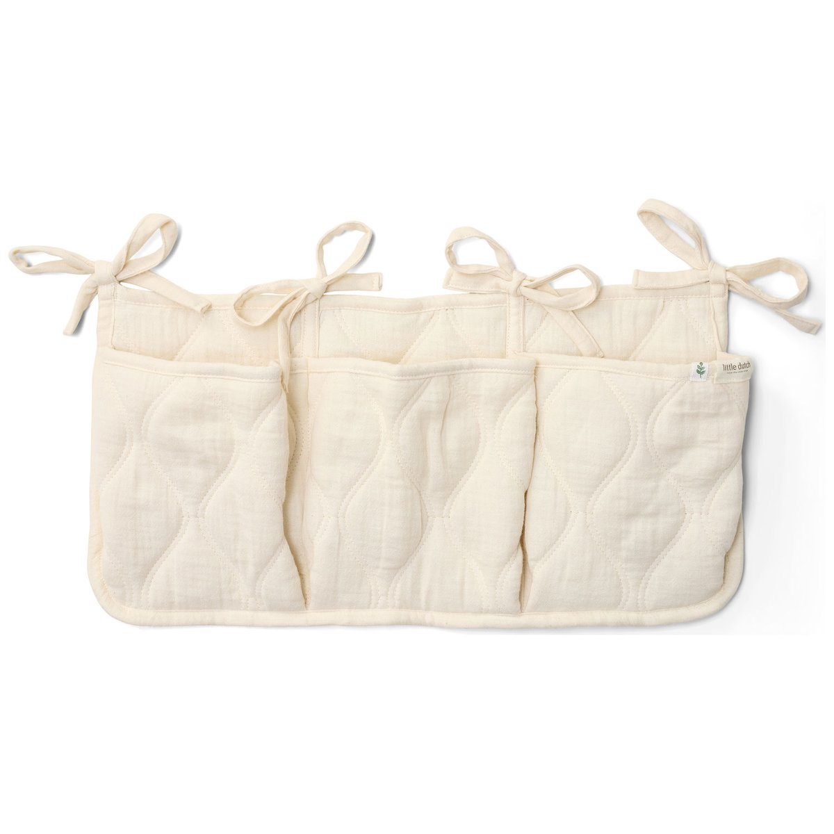 Organisateur de lit Pure Sage blanc, LITTLE DUTCH