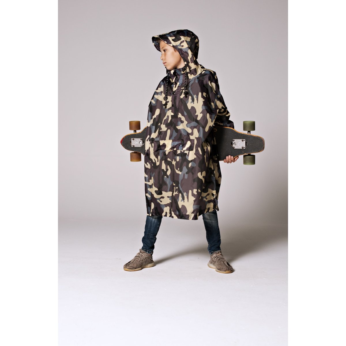Poncho de pluie imperméable JUNGLE CAMO vert camouflage, RAINKISS