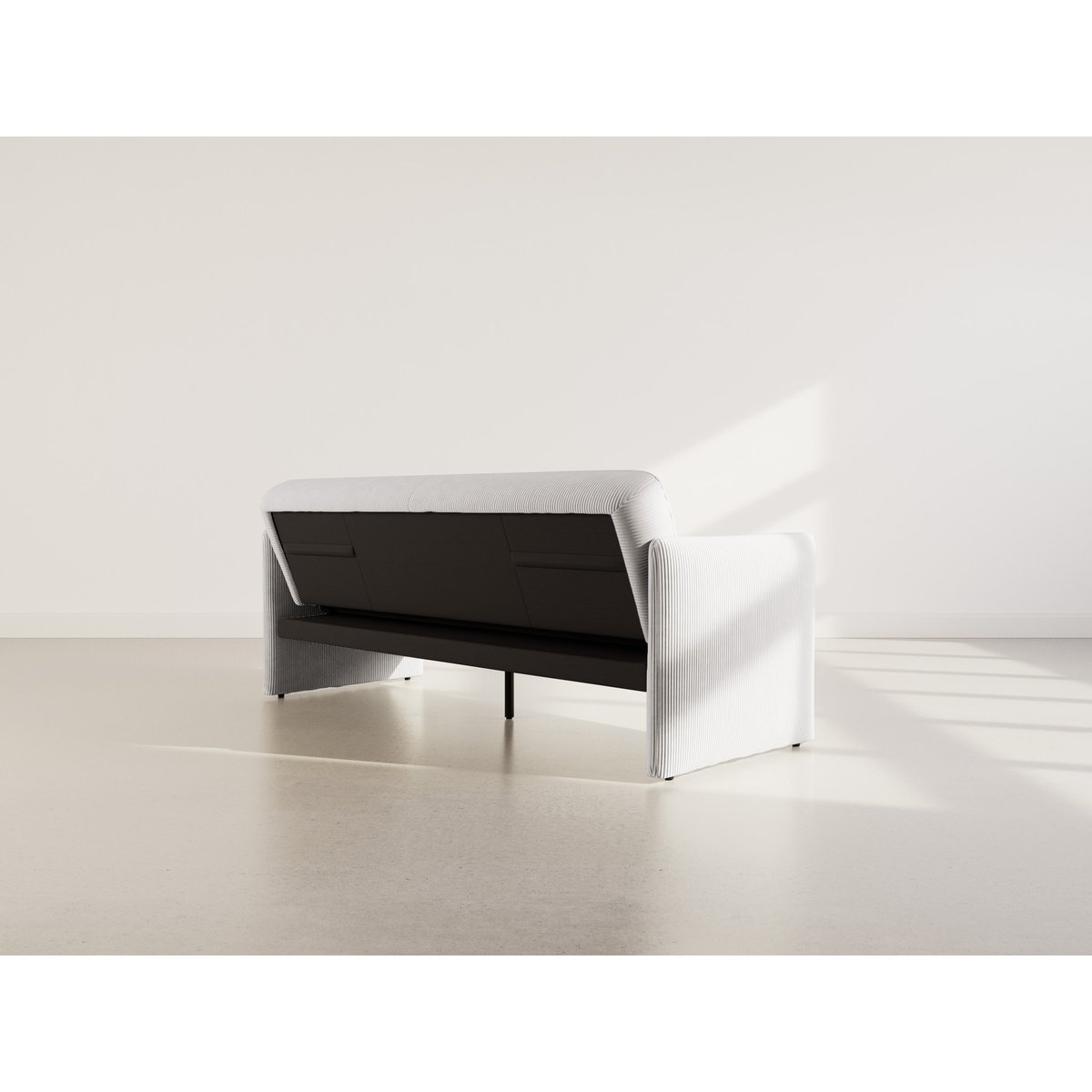 Canapé Clic-clac en  3 places - MATHIS gris, BEST MOBILIER