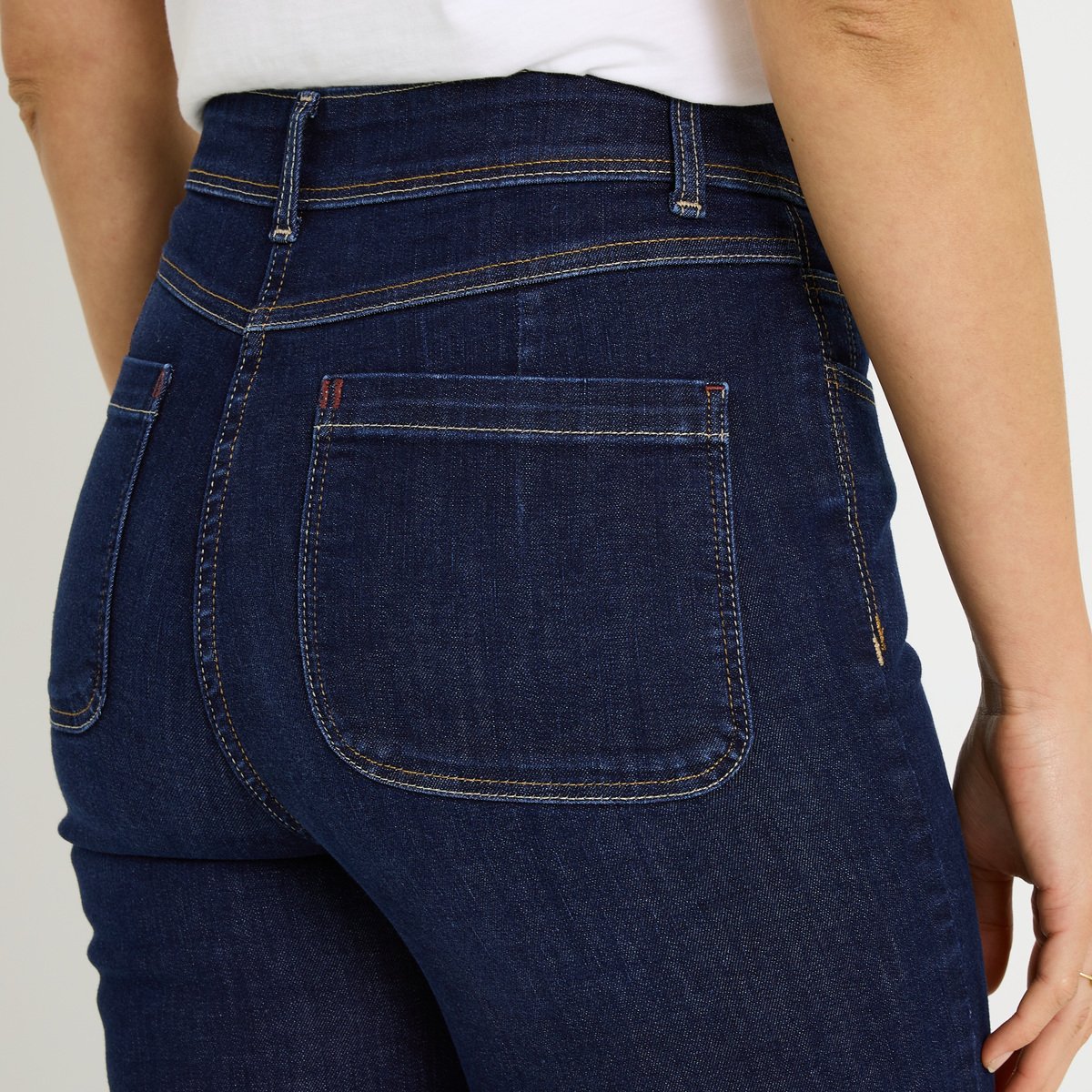 Jean bootcut raccourci TROPEZ RB02 bleu, GRAIN DE MALICE