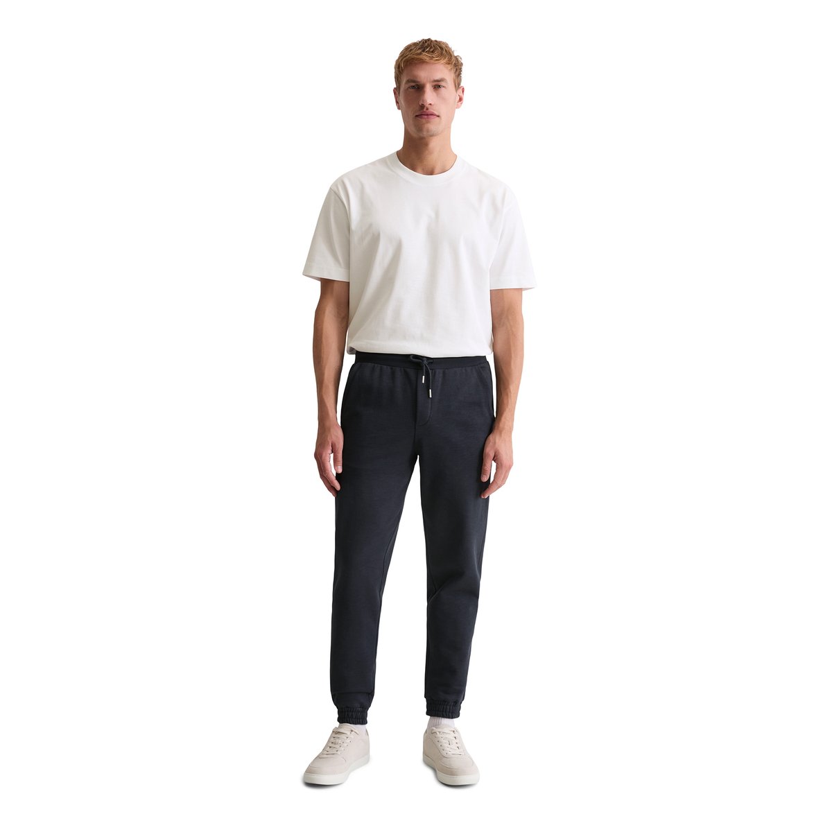 Culotte en jersey DfC regular en pur coton bio bleu foncé, MARC O'POLO