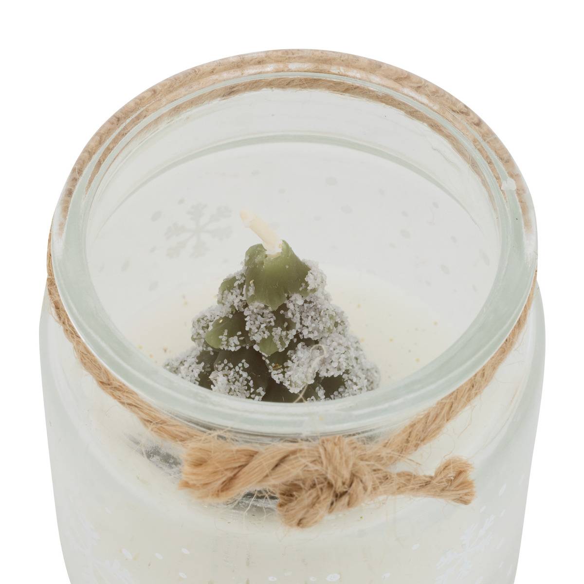 Bougie Luminion en forme de sapin 40 g vert, FEERIC LIGHTS & CHRISTMAS