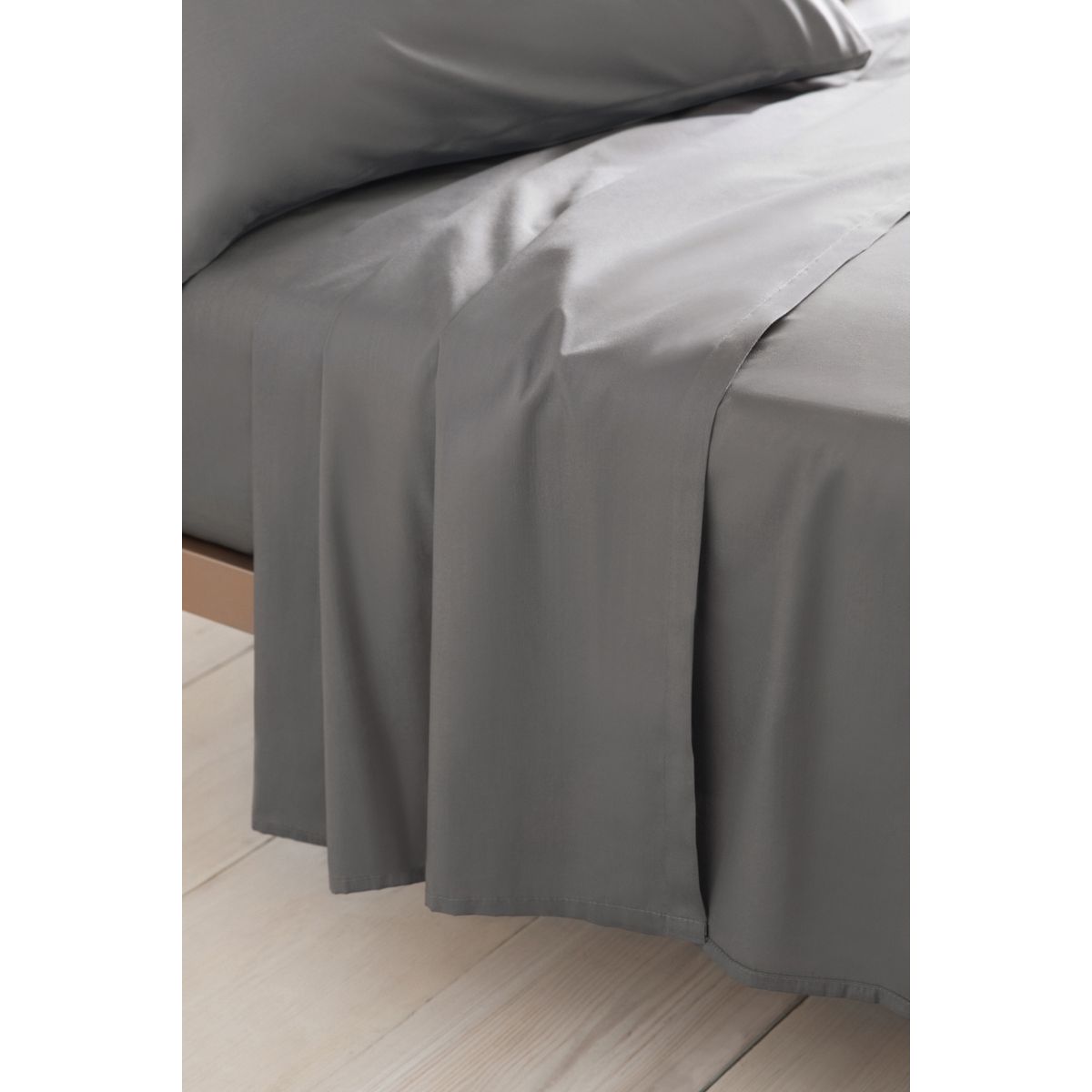 Drap riche en coton plat gris anthracite, NEXT