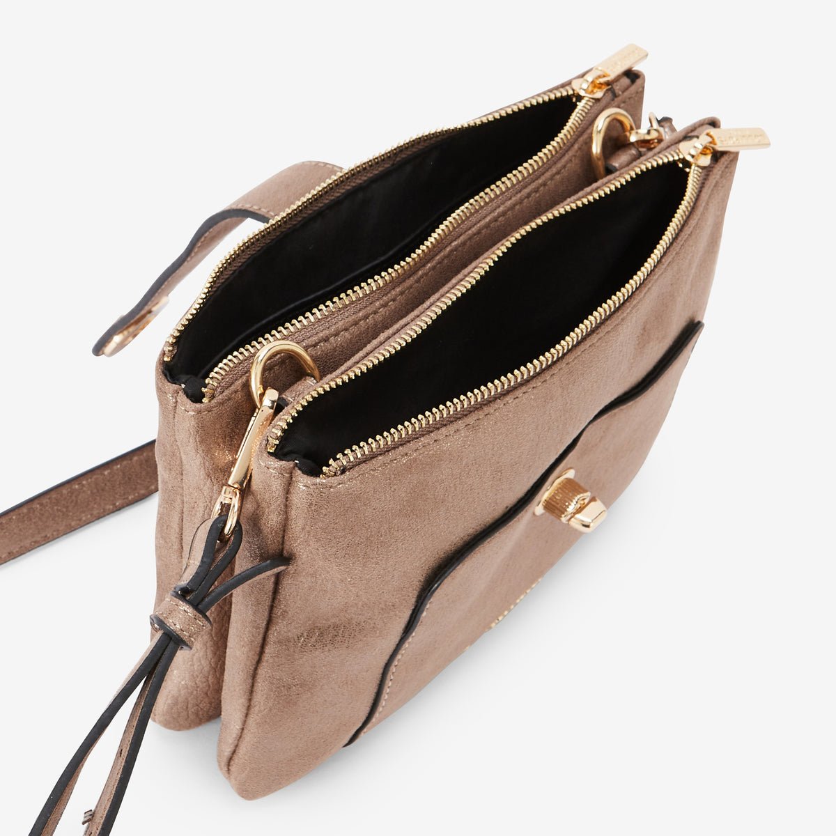 Sac multi poches Roselyne doré,taupe, LOLLIPOPS