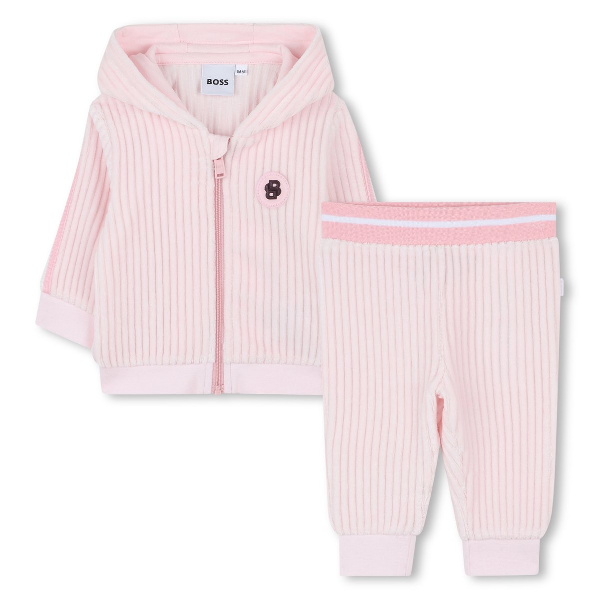 Ensemble de jogging baby pink, BOSS KIDSWEAR