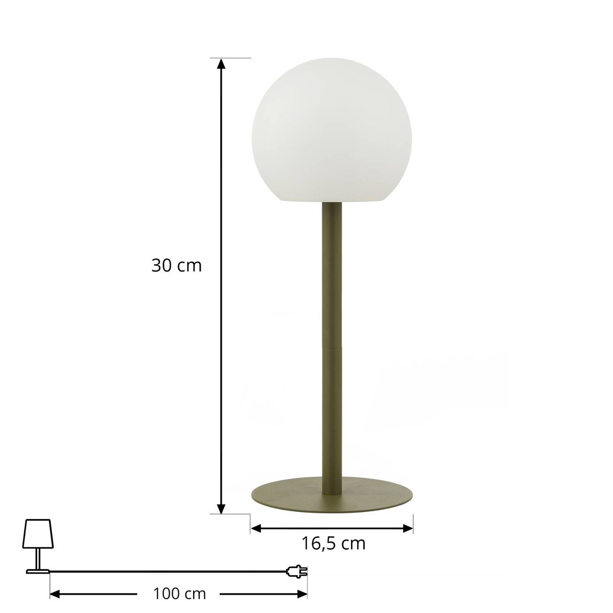 LED, Eleia blanc, vert, LINDBY