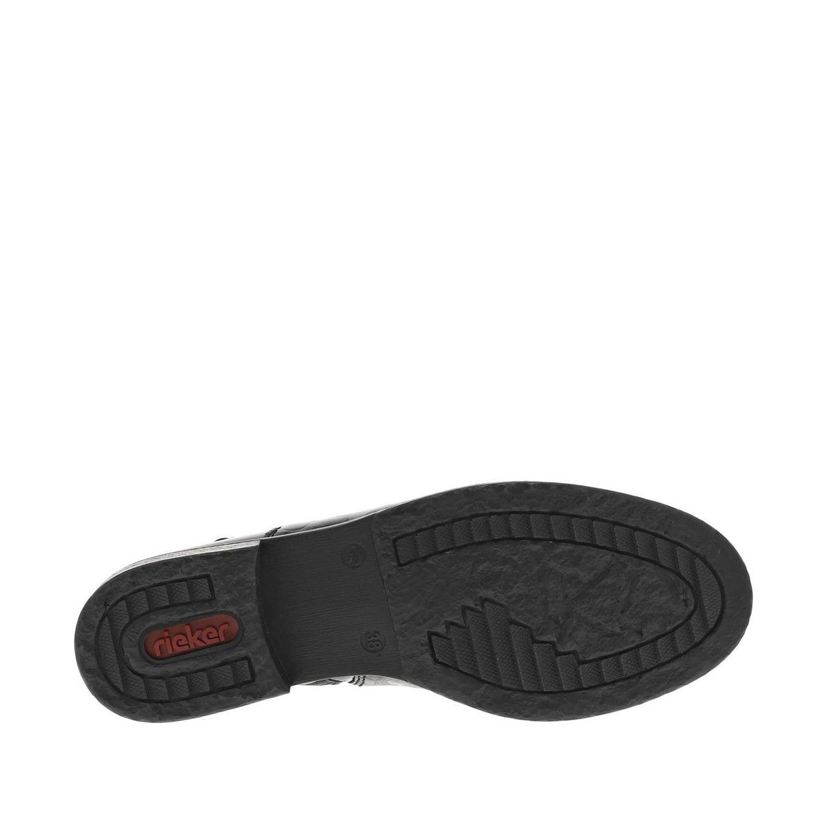 Boots cuir talon décroché bas bronze, RIEKER