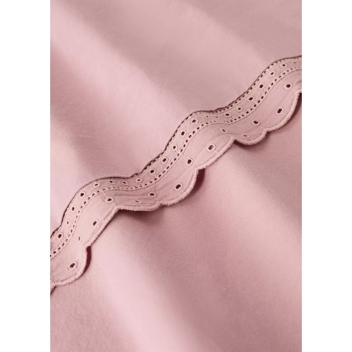 Housse de couette percale de coton lit 90 cm violet clair/pastel, MANGO HOME