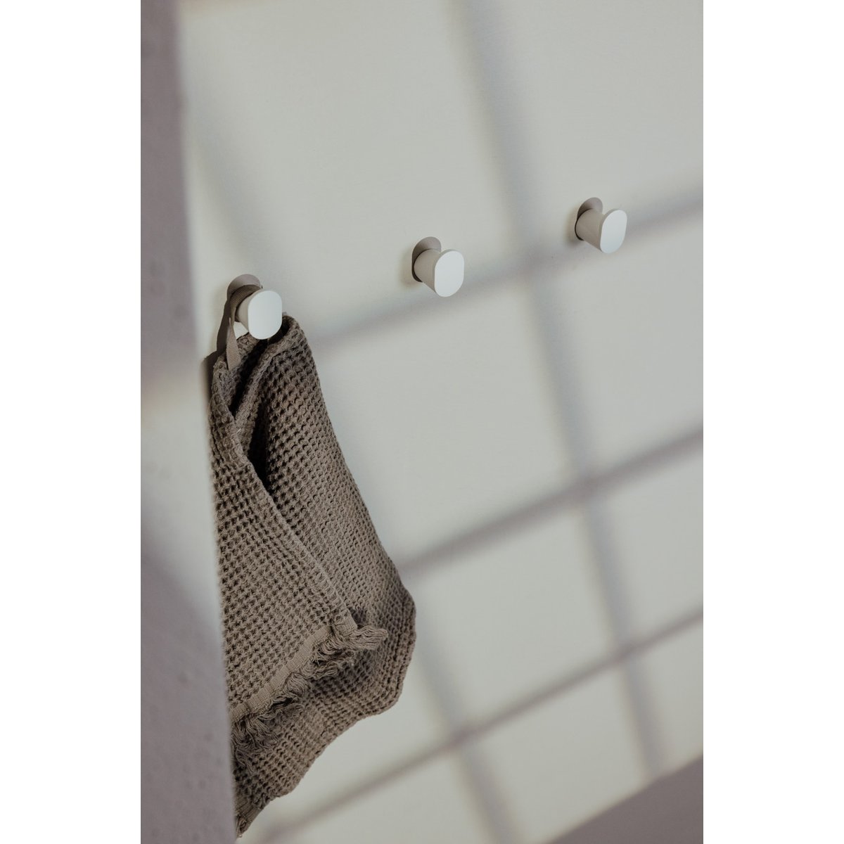 Crochets à vêtements (lot de 6) PALO blanc, METALLBUDE