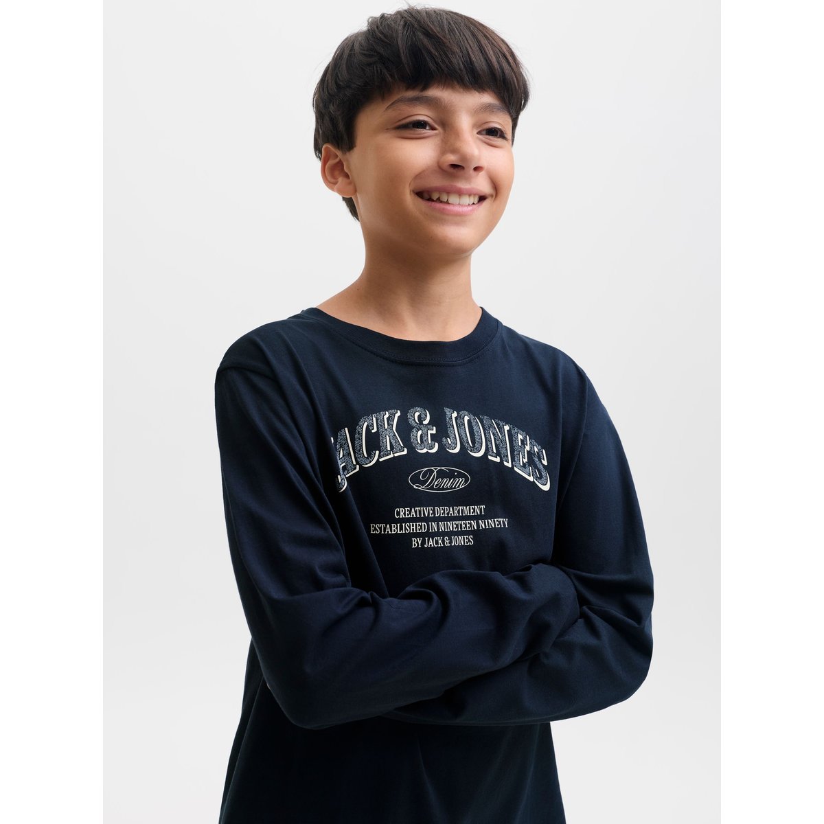 T-Shirt À Manches Longues navy blazer, JACK & JONES JUNIOR
