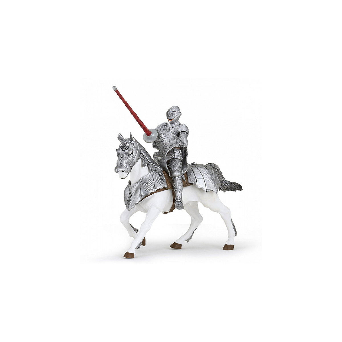 Figurine Chevalier en armure gris, PAPO
