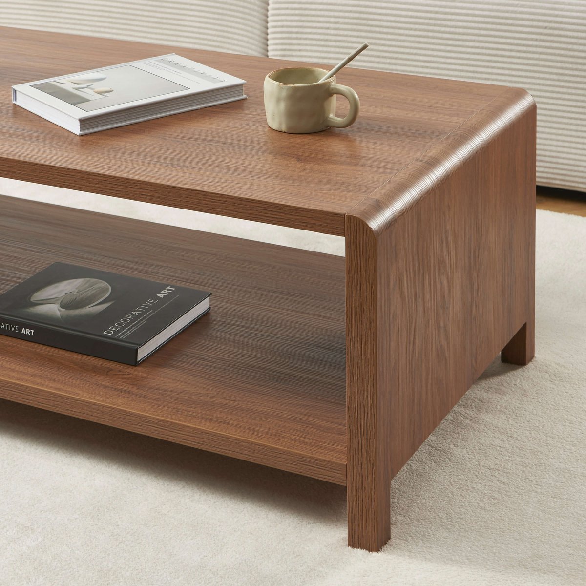 Table basse UTICA noyer, BAÏTA