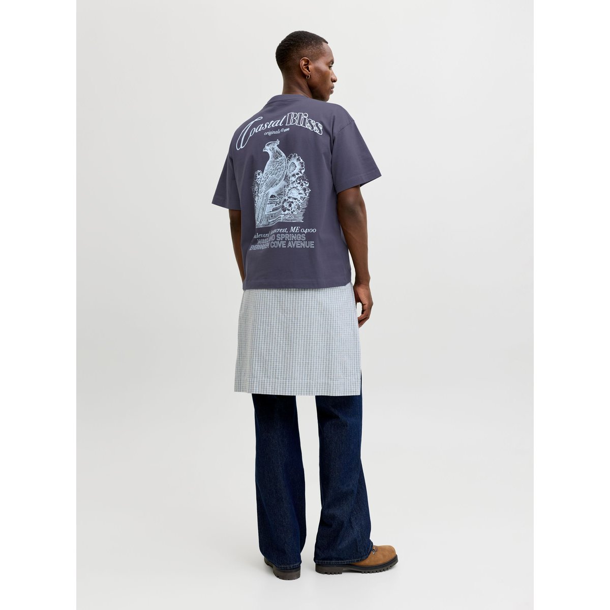 T-Shirt odyssey gray, JACK & JONES