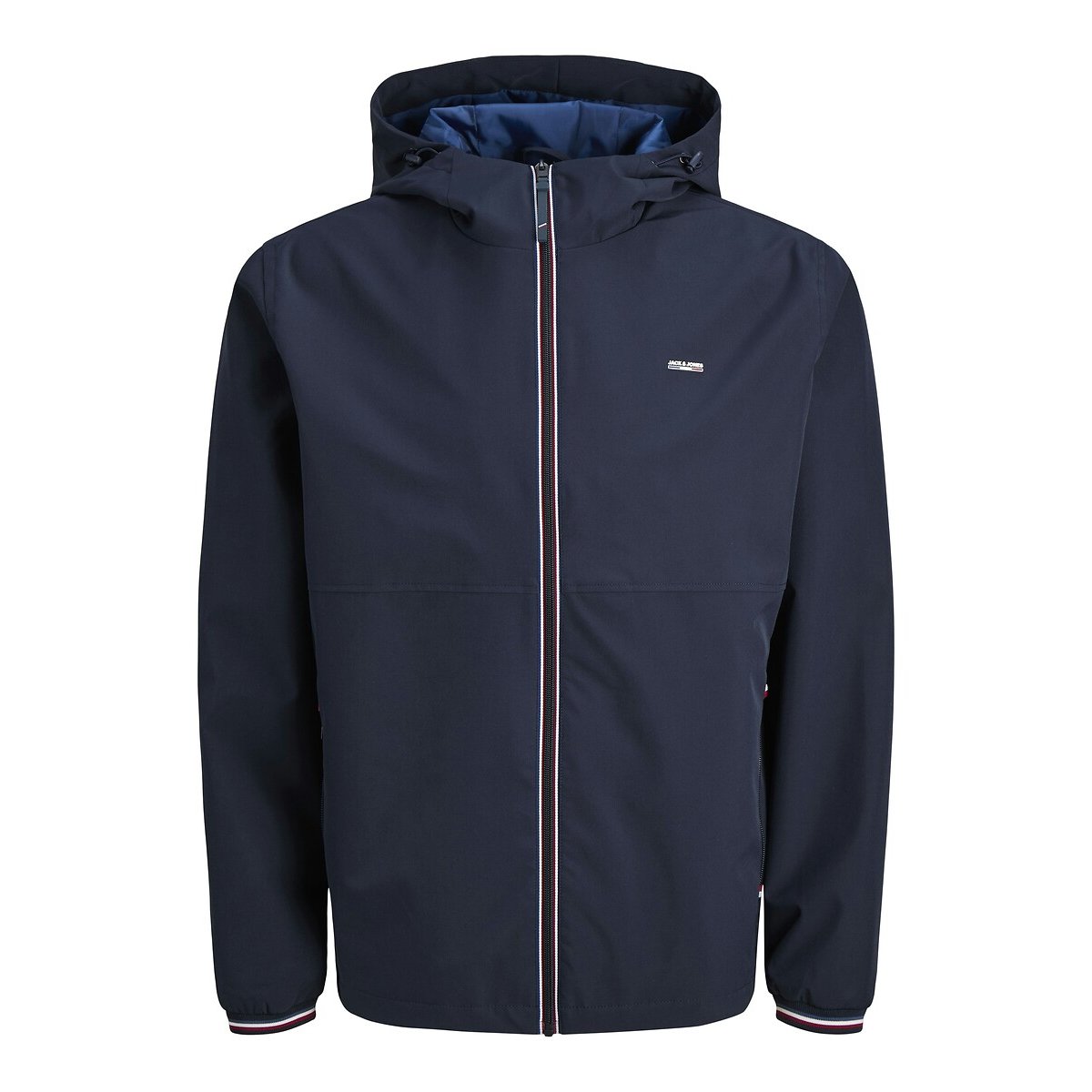 Coupe-vent à capuche bleu marine, JACK & JONES