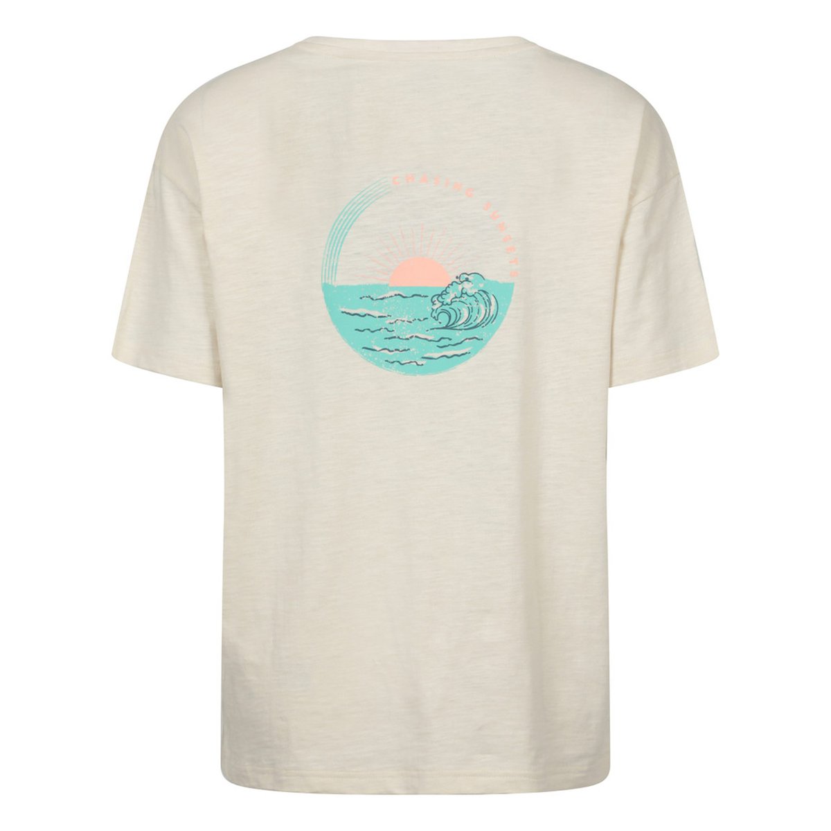 T-shirt motif/style cercle marin beige, MOUNTAIN WAREHOUSE
