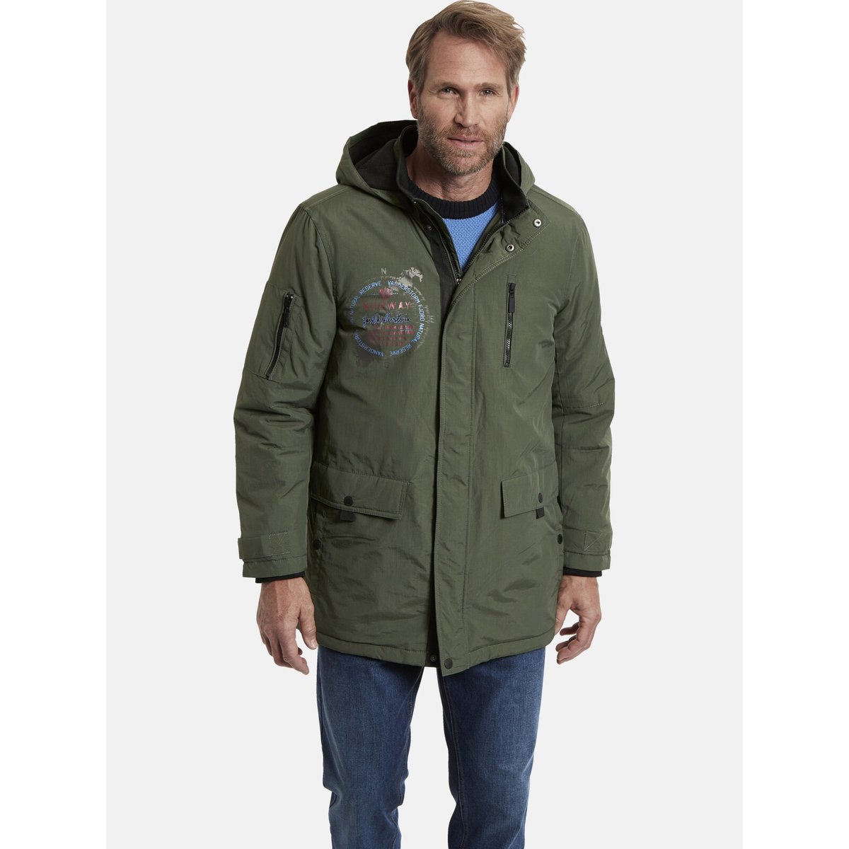 Parka RANDWING vert foncé, JAN VANDERSTORM