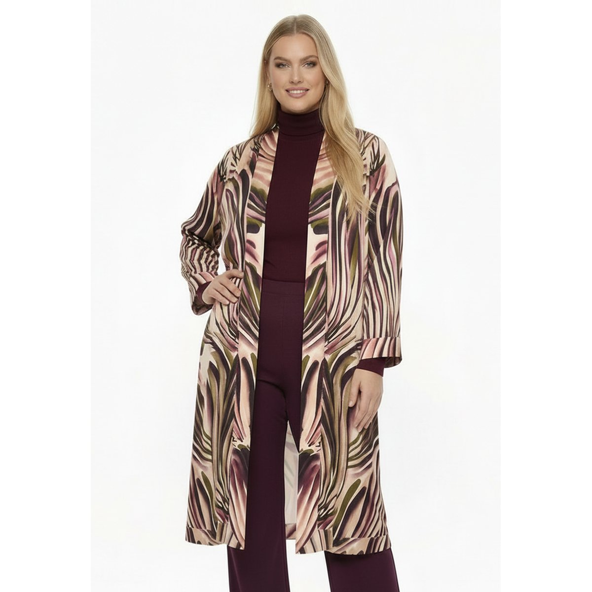 Cardigan avec manches longues multi, YOEK