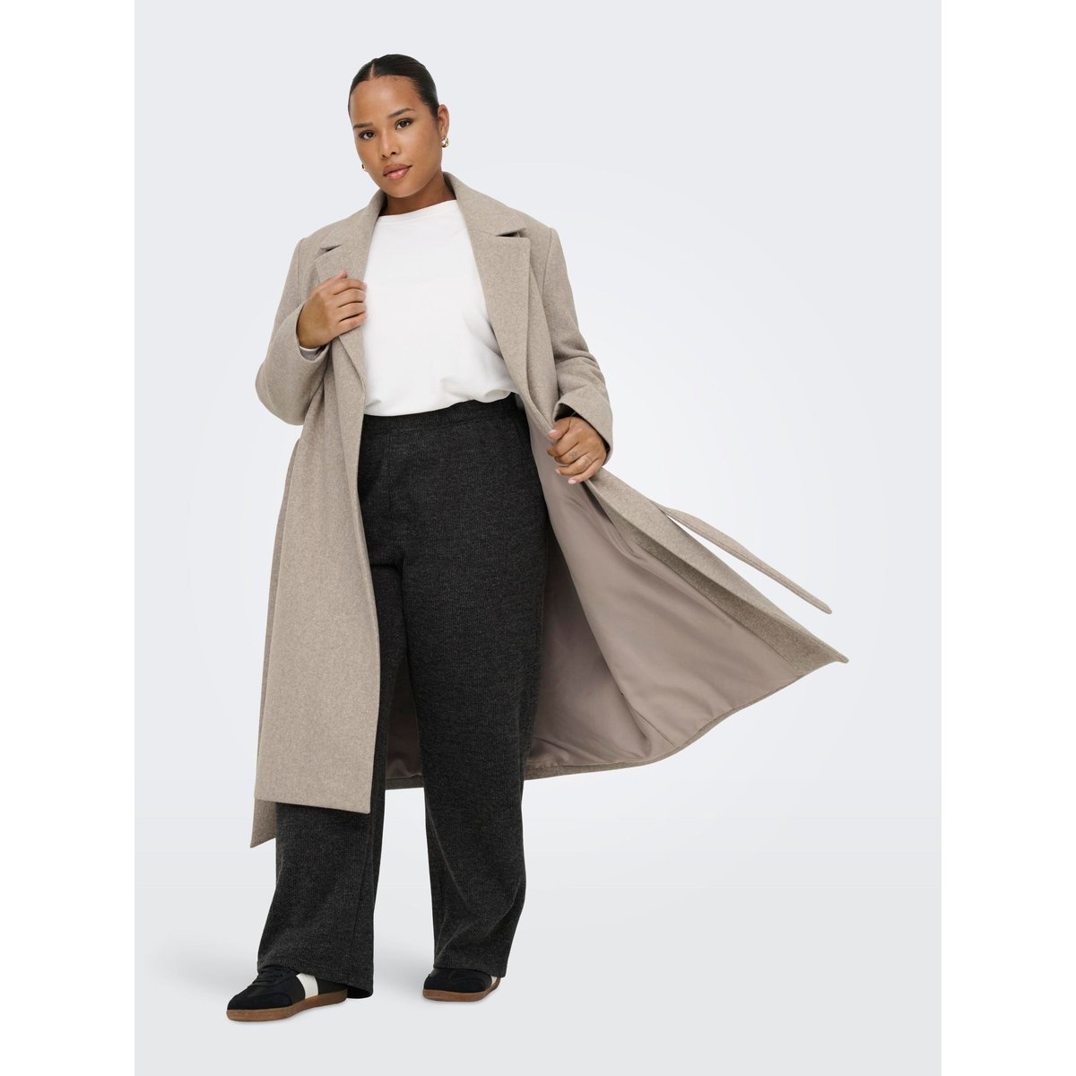 Manteau simply taupe, ONLY CARMAKOMA