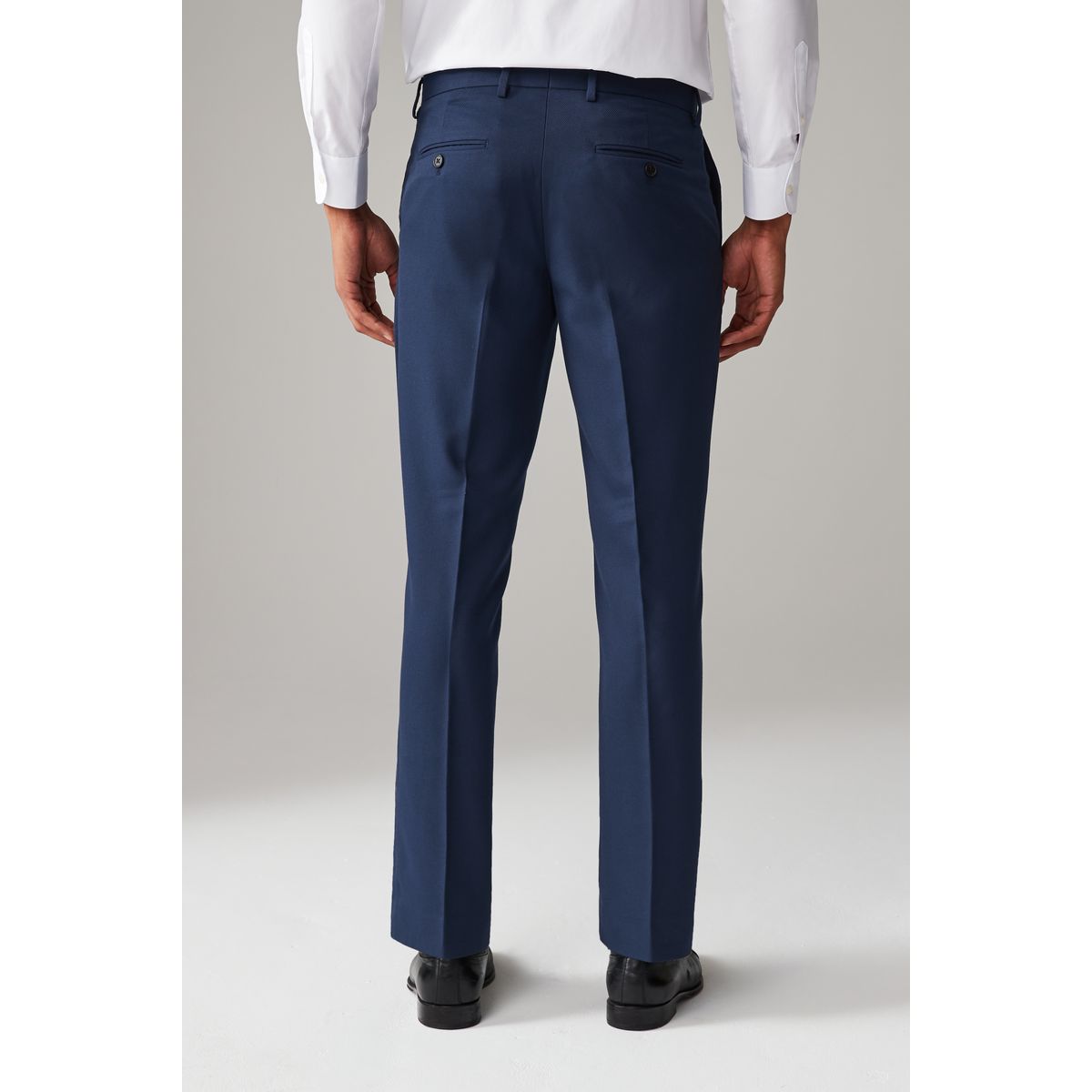 Pantalon de costume habillé texturé bleu vif, NEXT