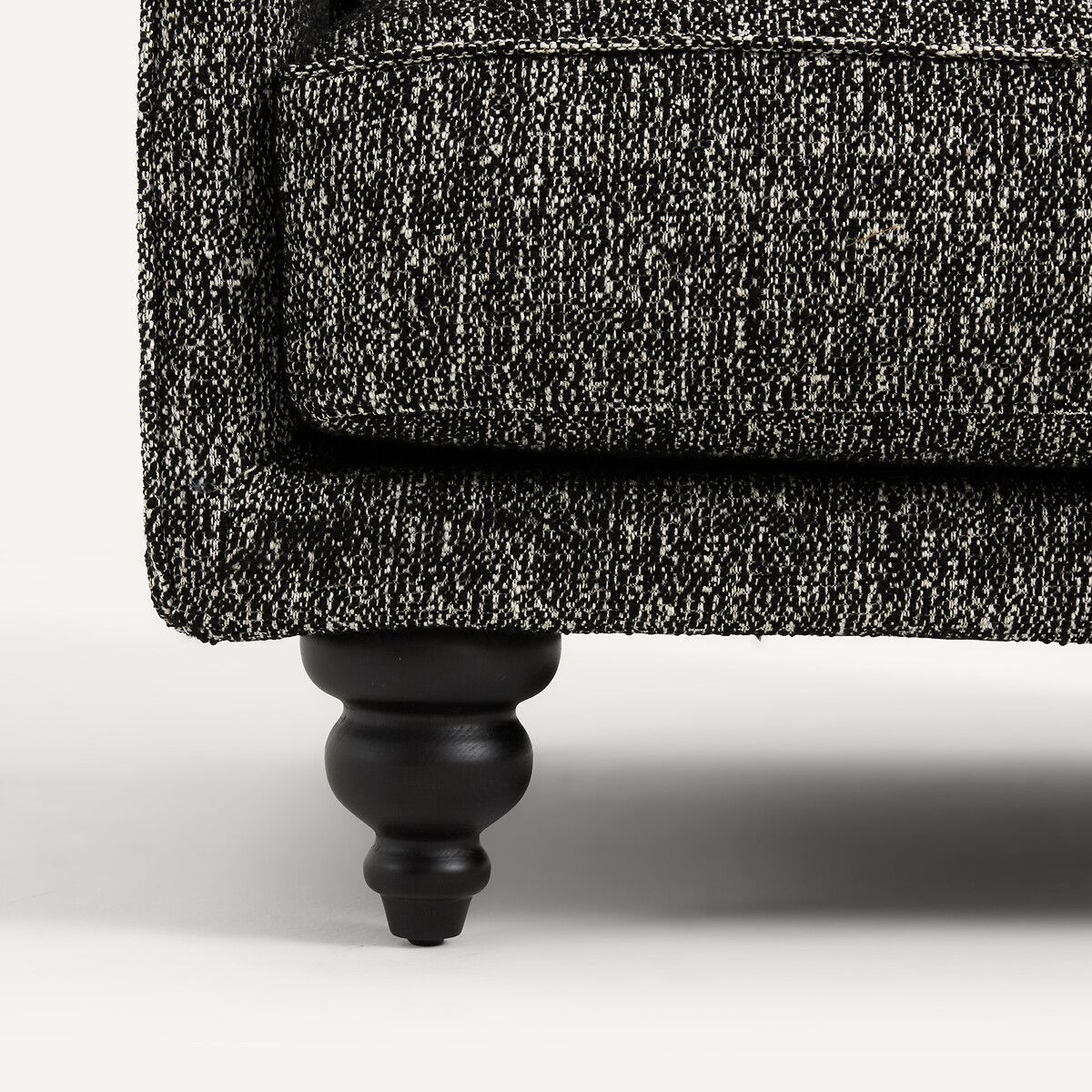 Fauteuil en bouclette, LAZARE noir, AM.PM