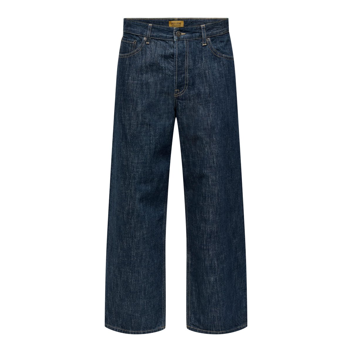 Jean À Jambe Large dark medium blue denim, ONLY & SONS