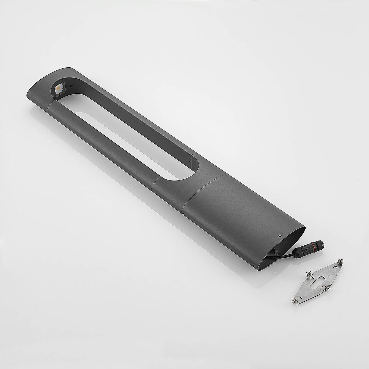 Luminaire extérieur en aluminium moderneLED anthracite, LUCANDE
