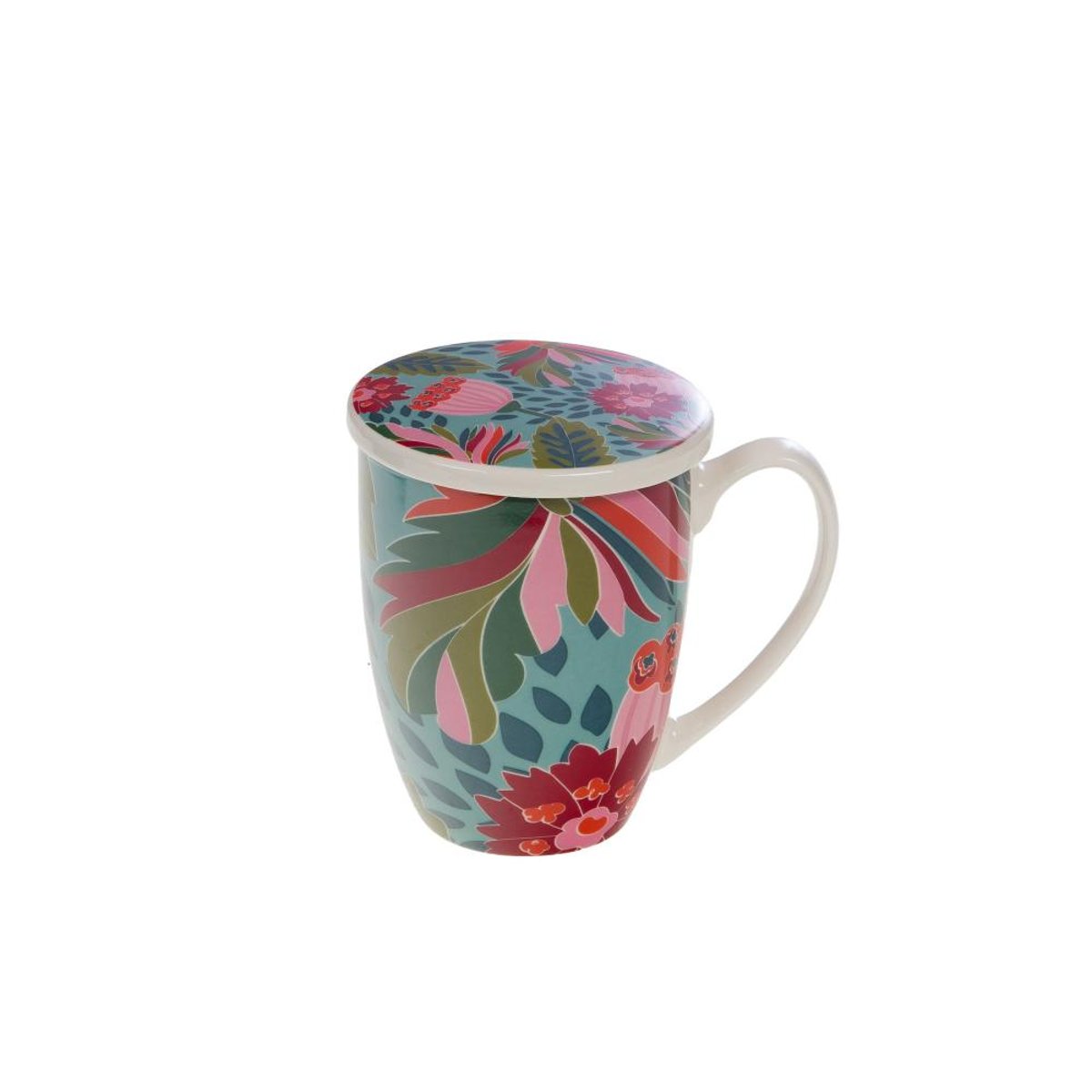 Coffret mug filtre Isaline multicolore, AMADEUS