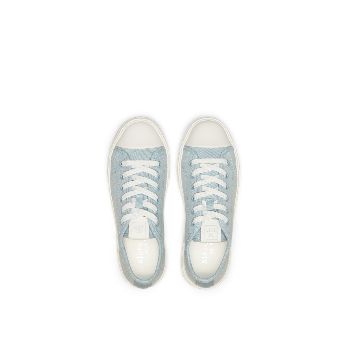 Baskets au look classique de Vulka bleu moyen, MARC O'POLO