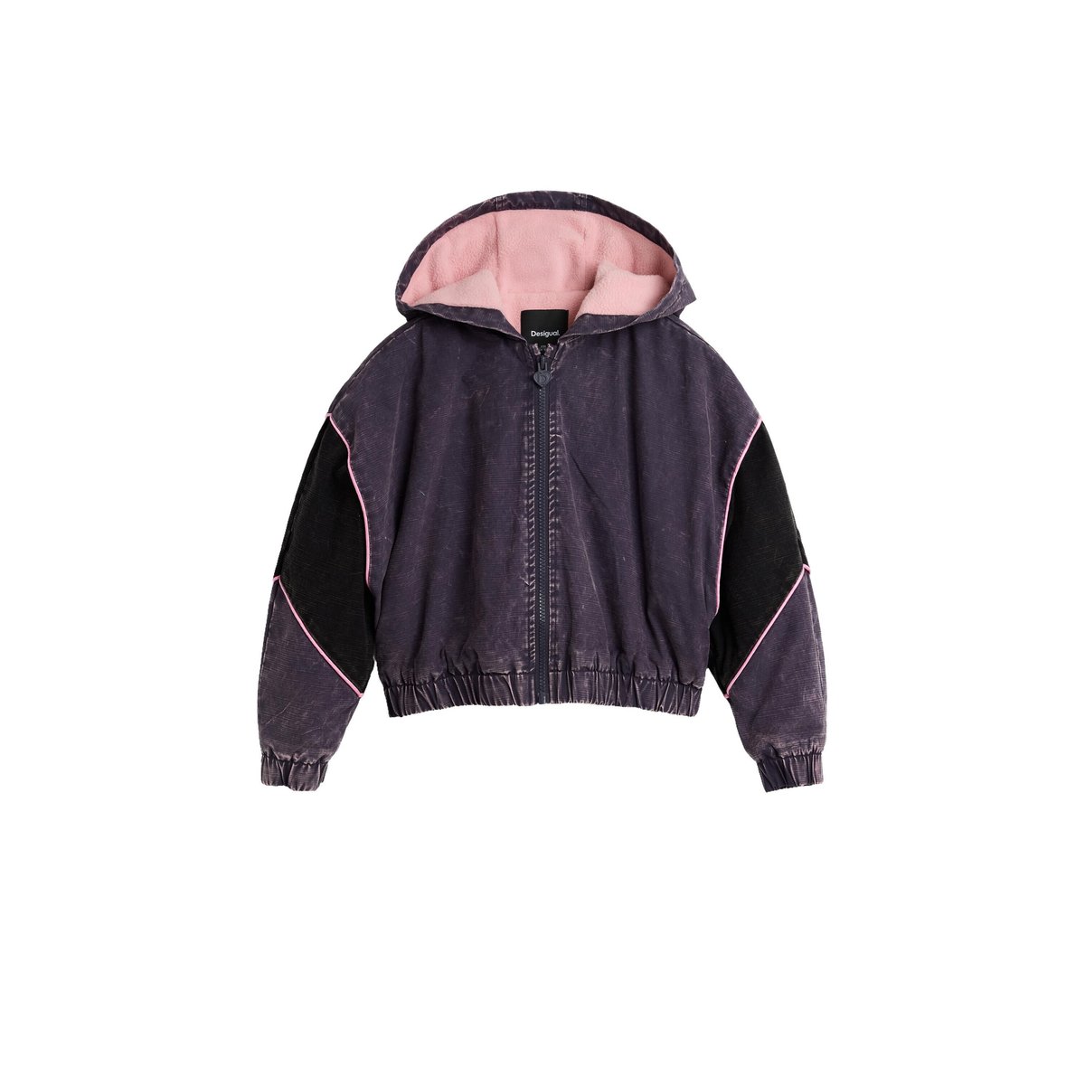 Veste oversize à capuche rouge, DESIGUAL